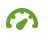 A green Blackboard Ally gauge icon at 75%