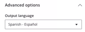 Advanced AI Language options