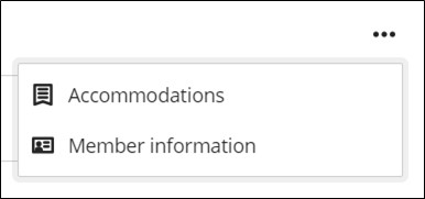 Screenshot showing Accommodations from individual student menu in Class Register from the ellipses.