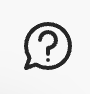 An icon of a question mark inside a chat bubble