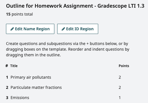Creating a Homework / Problem Set in Gradescope – DCAD Digital Help Guides