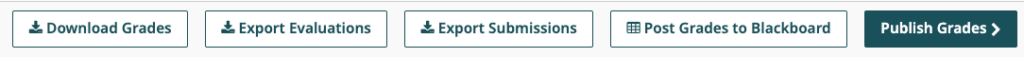 Gradescope Review Grades toolbar